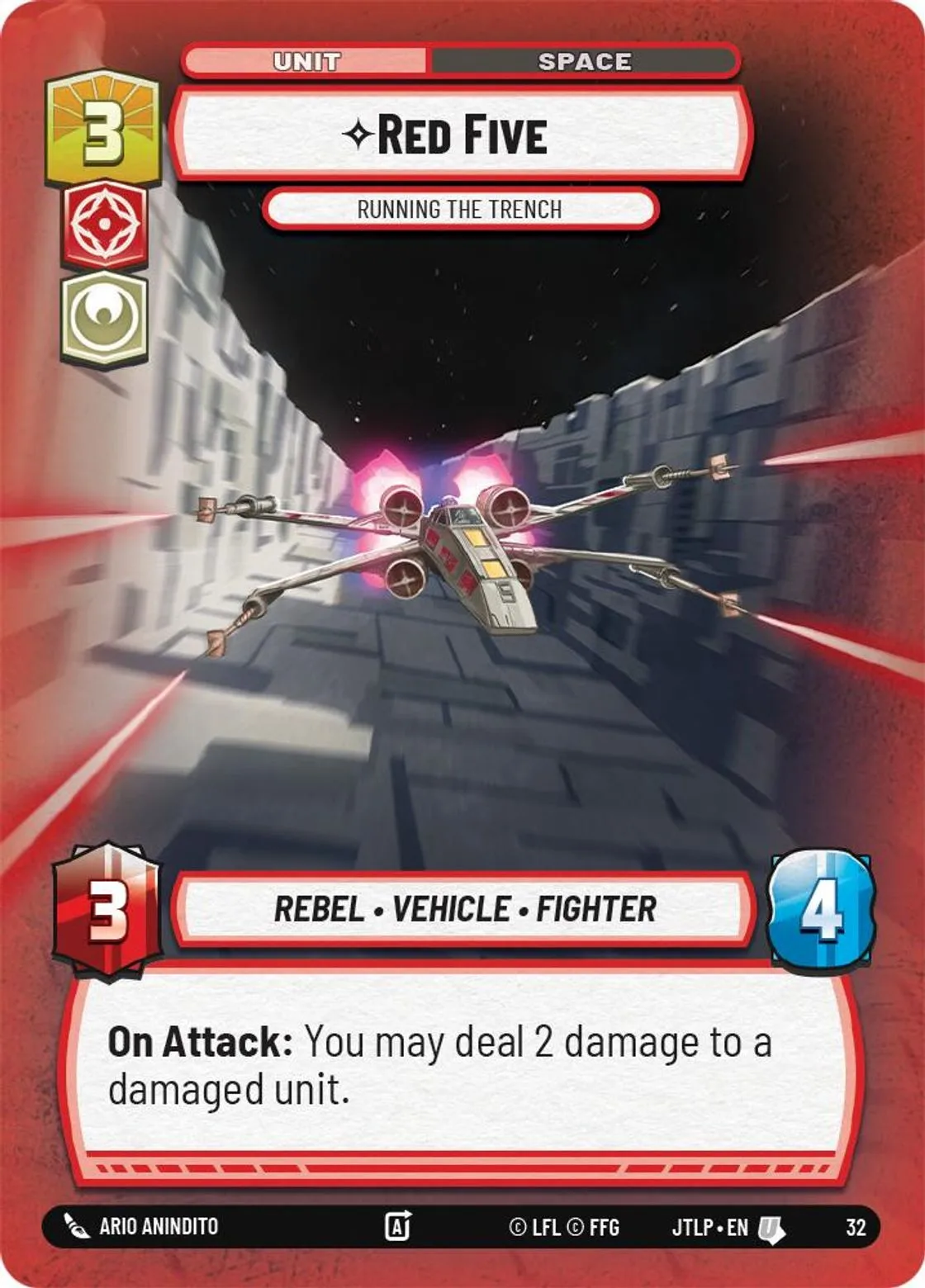 Red Five — Running the Trench