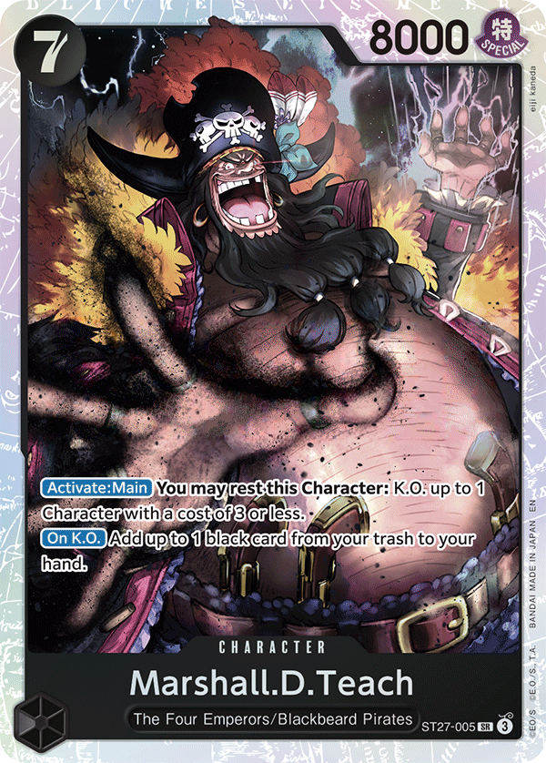 Starter Deck: BLACK Marshall.D.Teach