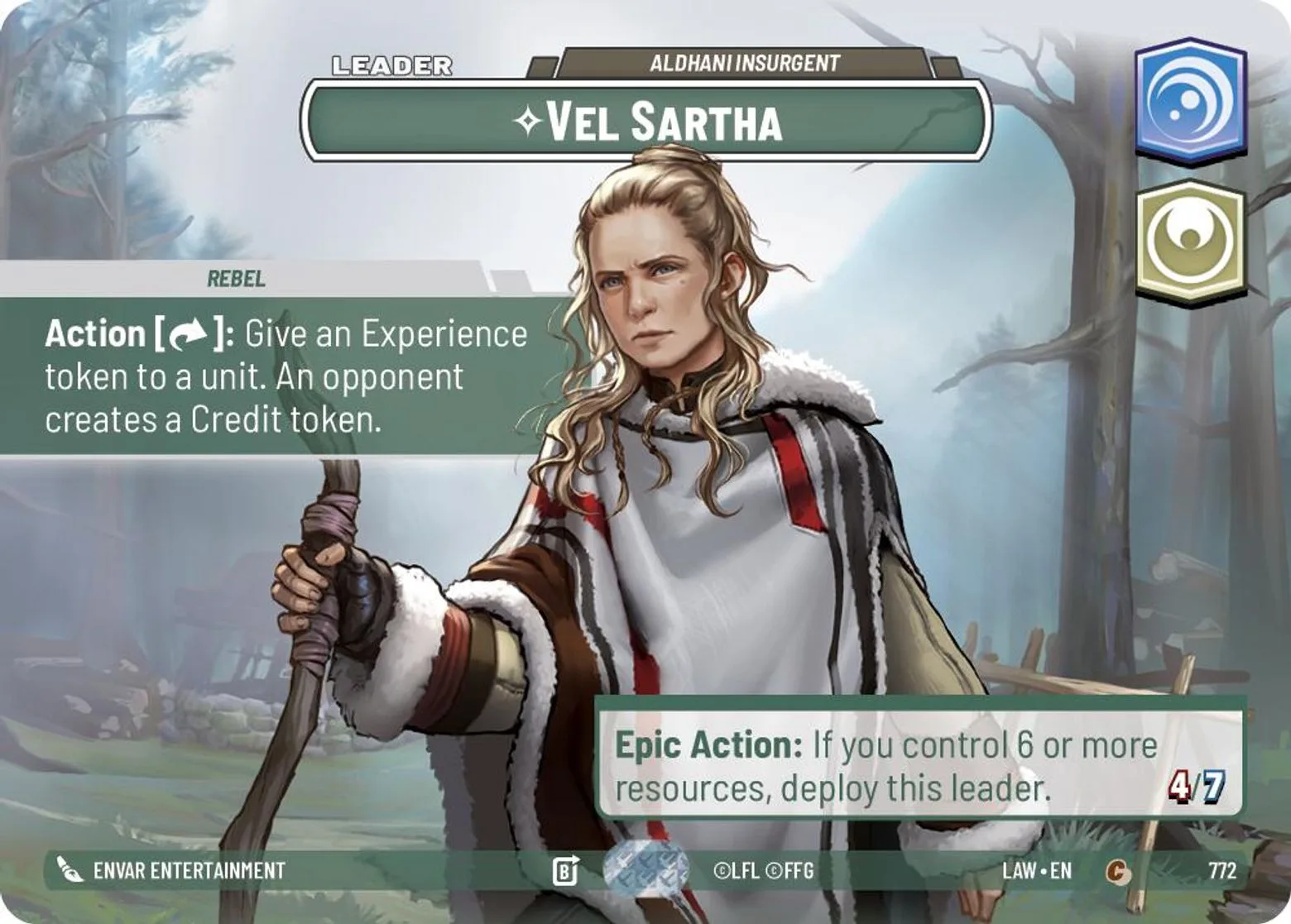 Vel Sartha — Aldhani Insurgent