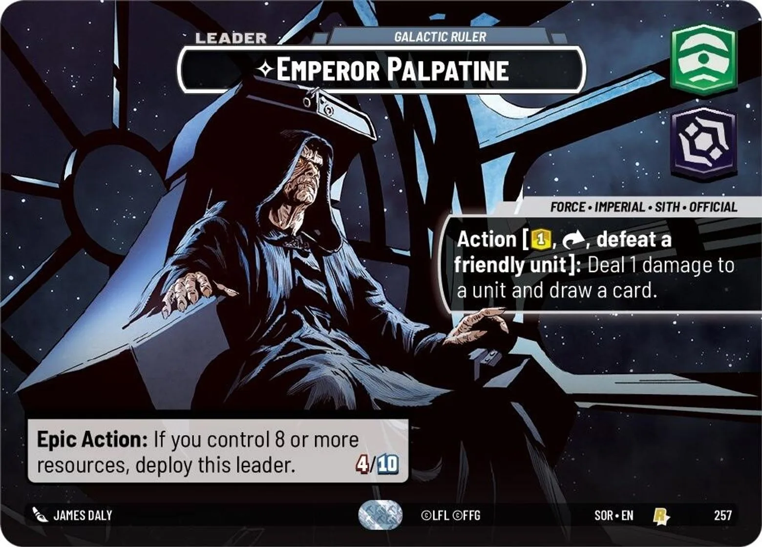 Emperor Palpatine — Galactic Ruler