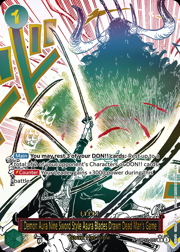 Demon Aura Nine Sword Style Asura Blades Drawn Dead Man's Game