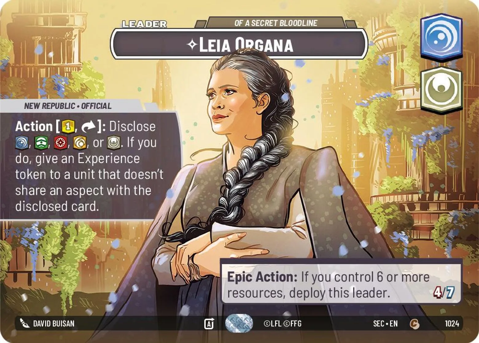 Leia Organa — Of A Secret Bloodline