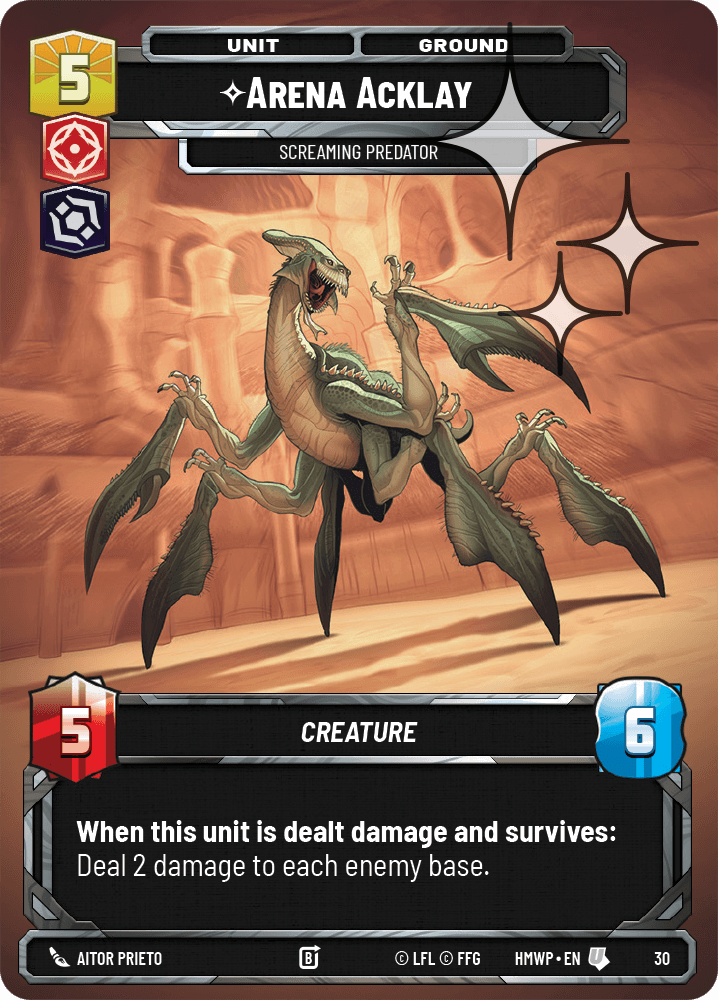 Arena Acklay — Screaming Predator