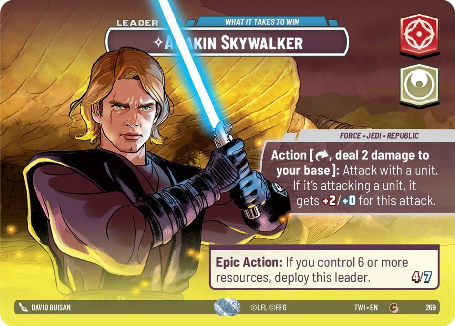 Anakin Skywalker — What it Takes to Win