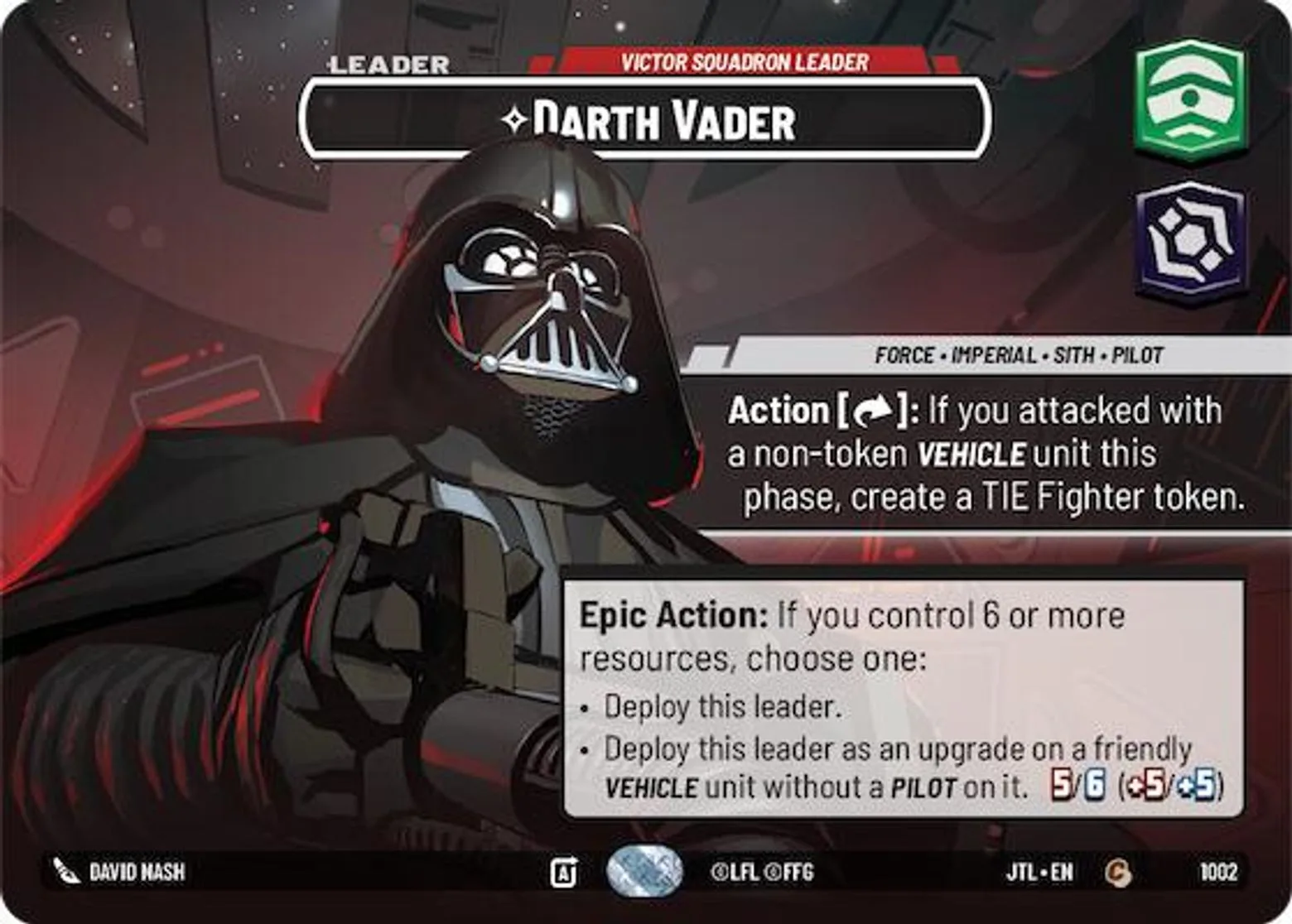 Darth Vader — Victor Squadron Leader