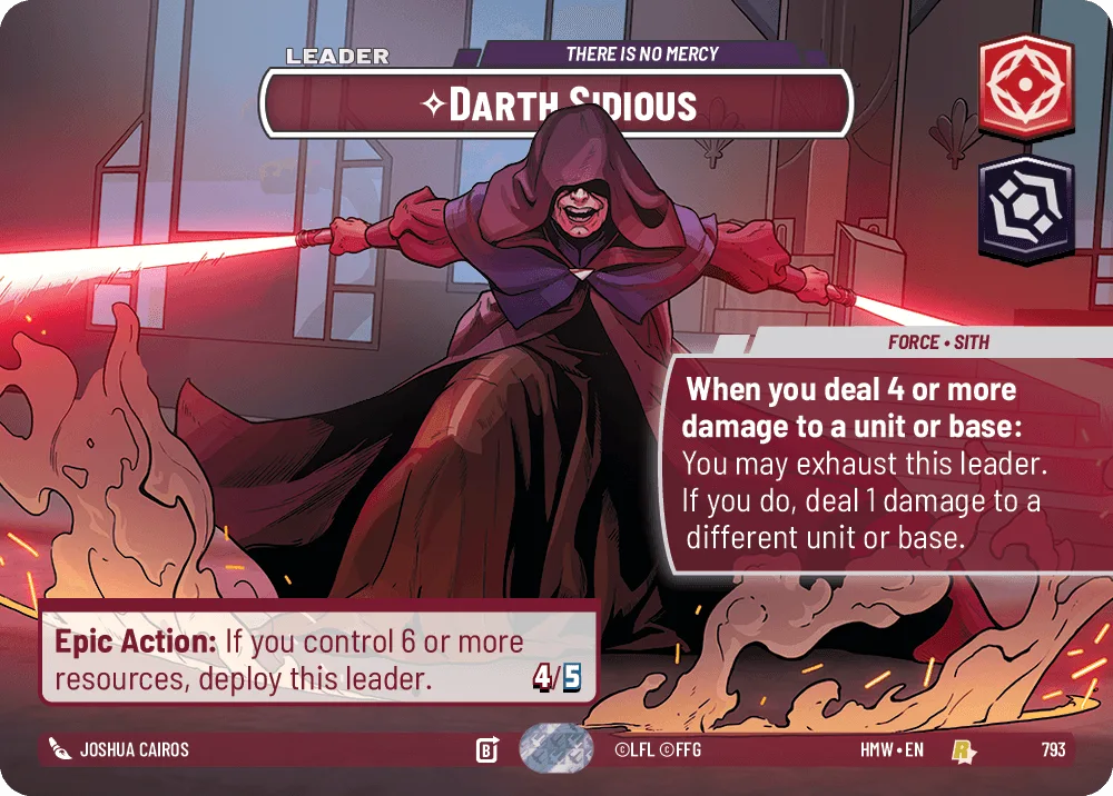 Darth Sidious — There is no Mercy