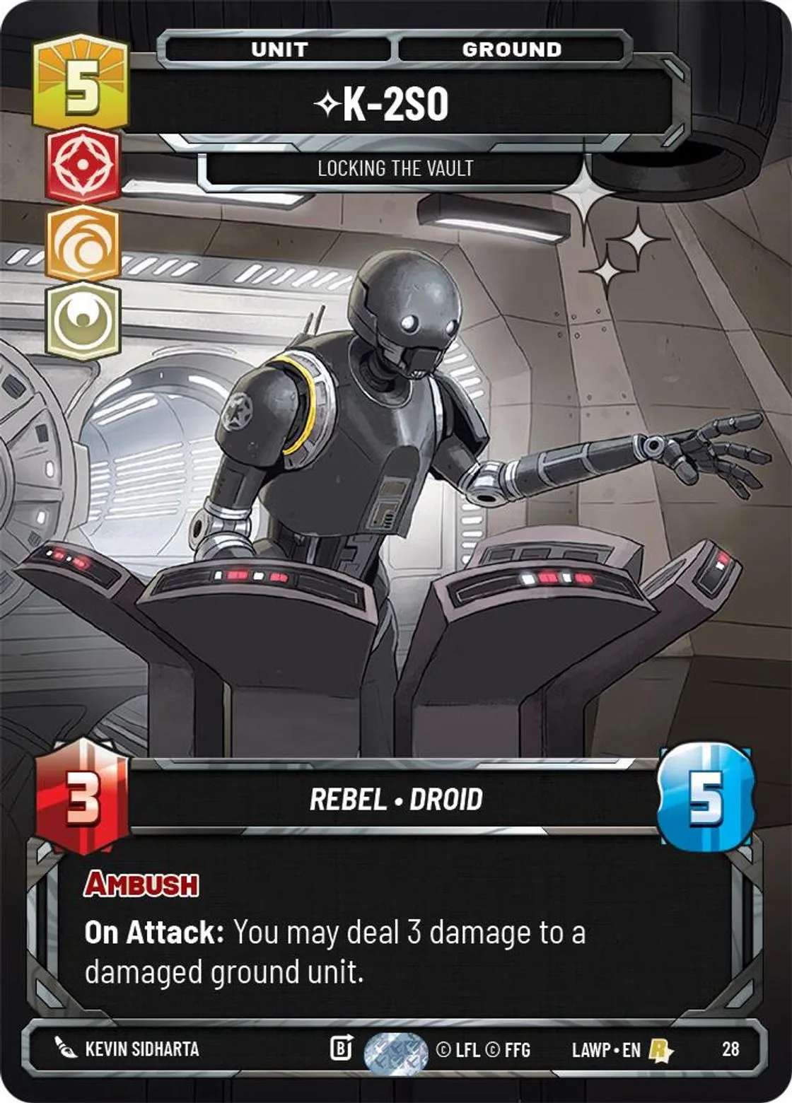 K-2S0 — Locking the Vault