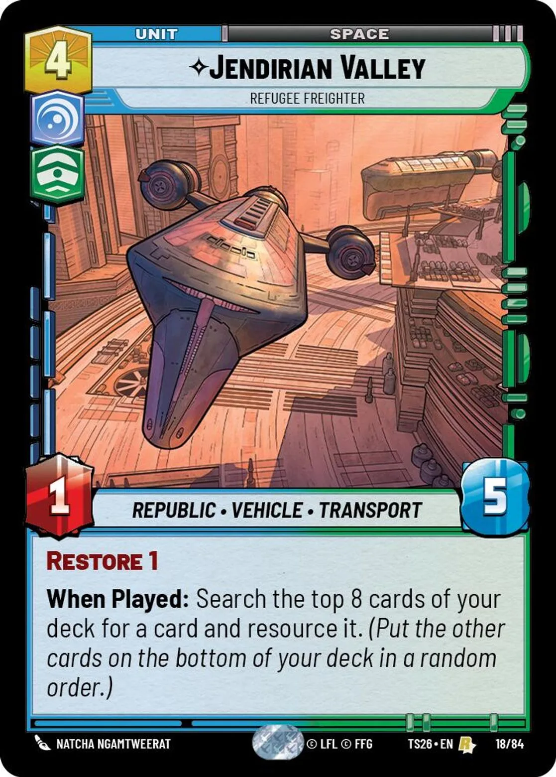 Jendirian Valley — Refugee Freighter
