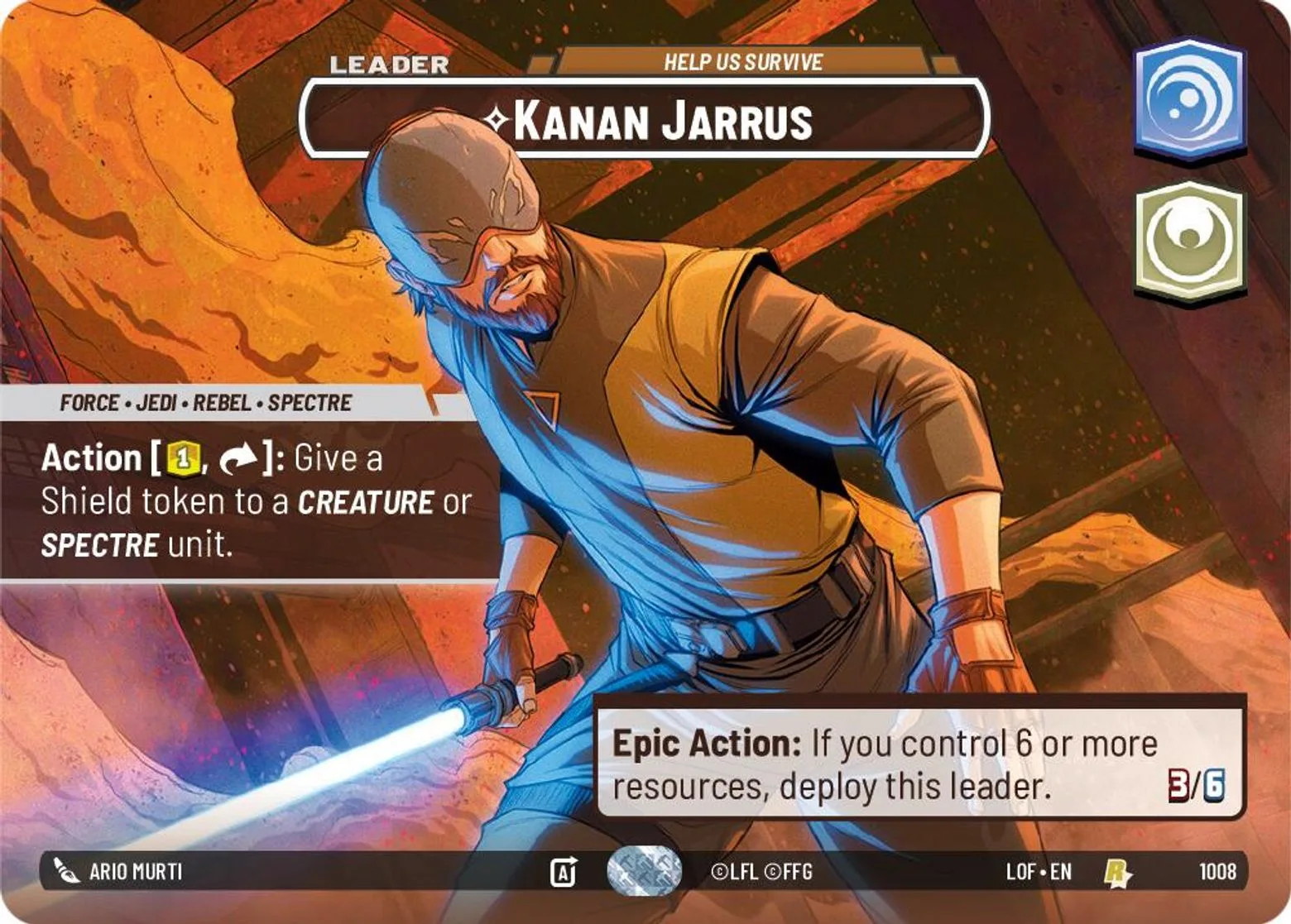Kanan Jarrus — Help Us Survive