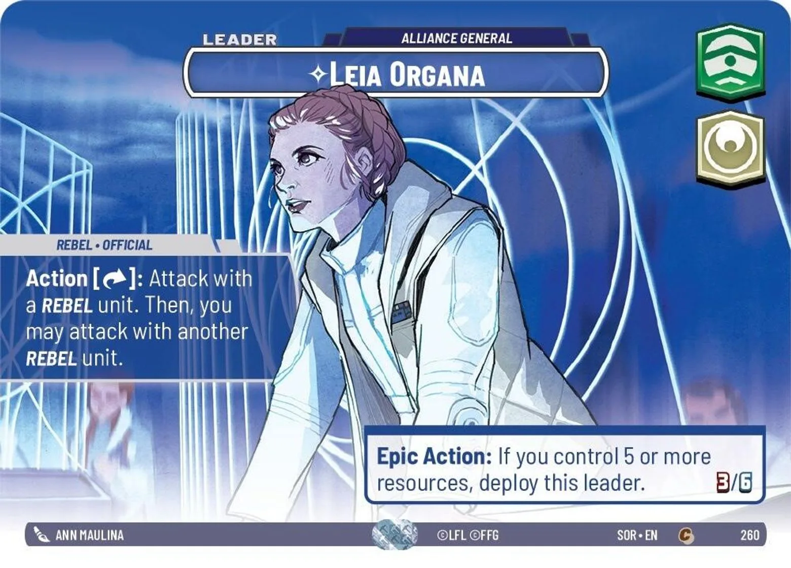 Leia Organa — Alliance General