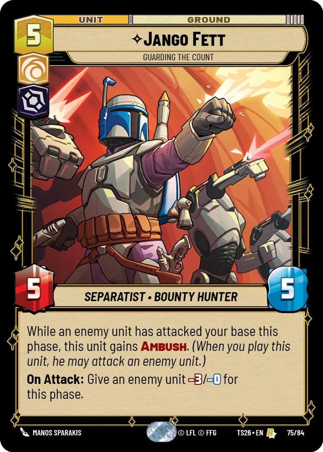 Jango Fett — Guarding the Count