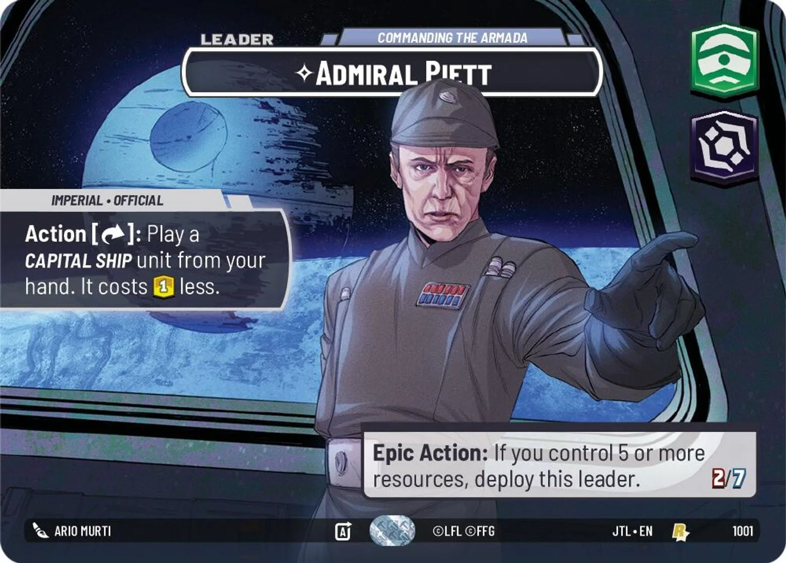 Admiral Piett — Commanding the Armada