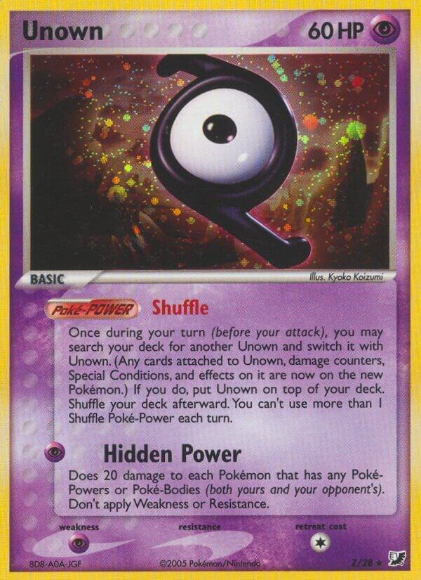 Unseen Forces Unown Collection