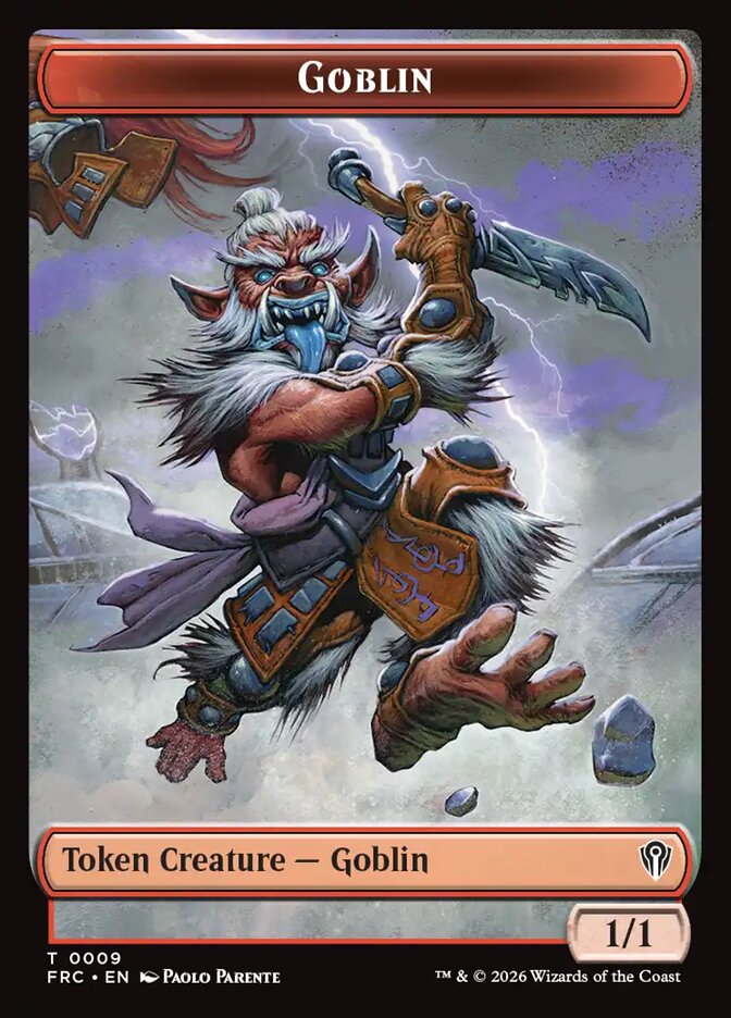 Reality Fracture Commander Tokens