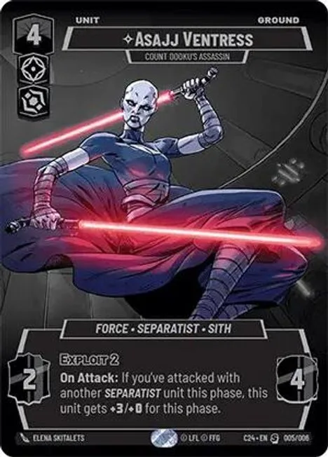 Asajj Ventress — Count Dooku's Assassin