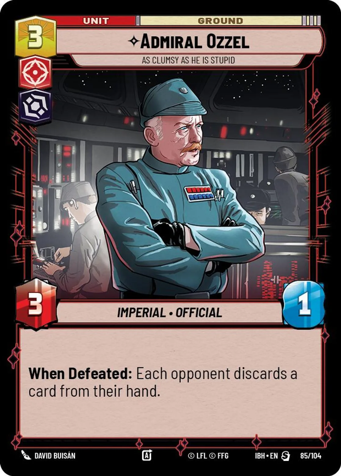 Admiral Ozzel — As Clumsy as He Is Stupid