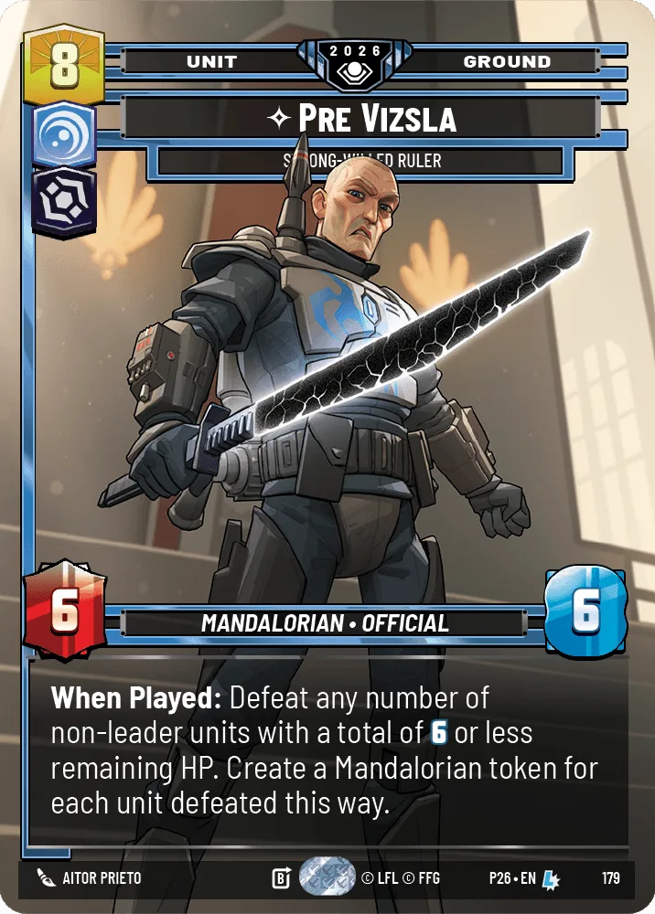 Pre Vizsla — Strong-Willed Ruler