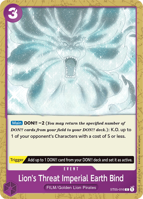 Lion's Threat Imperial Earth Bind