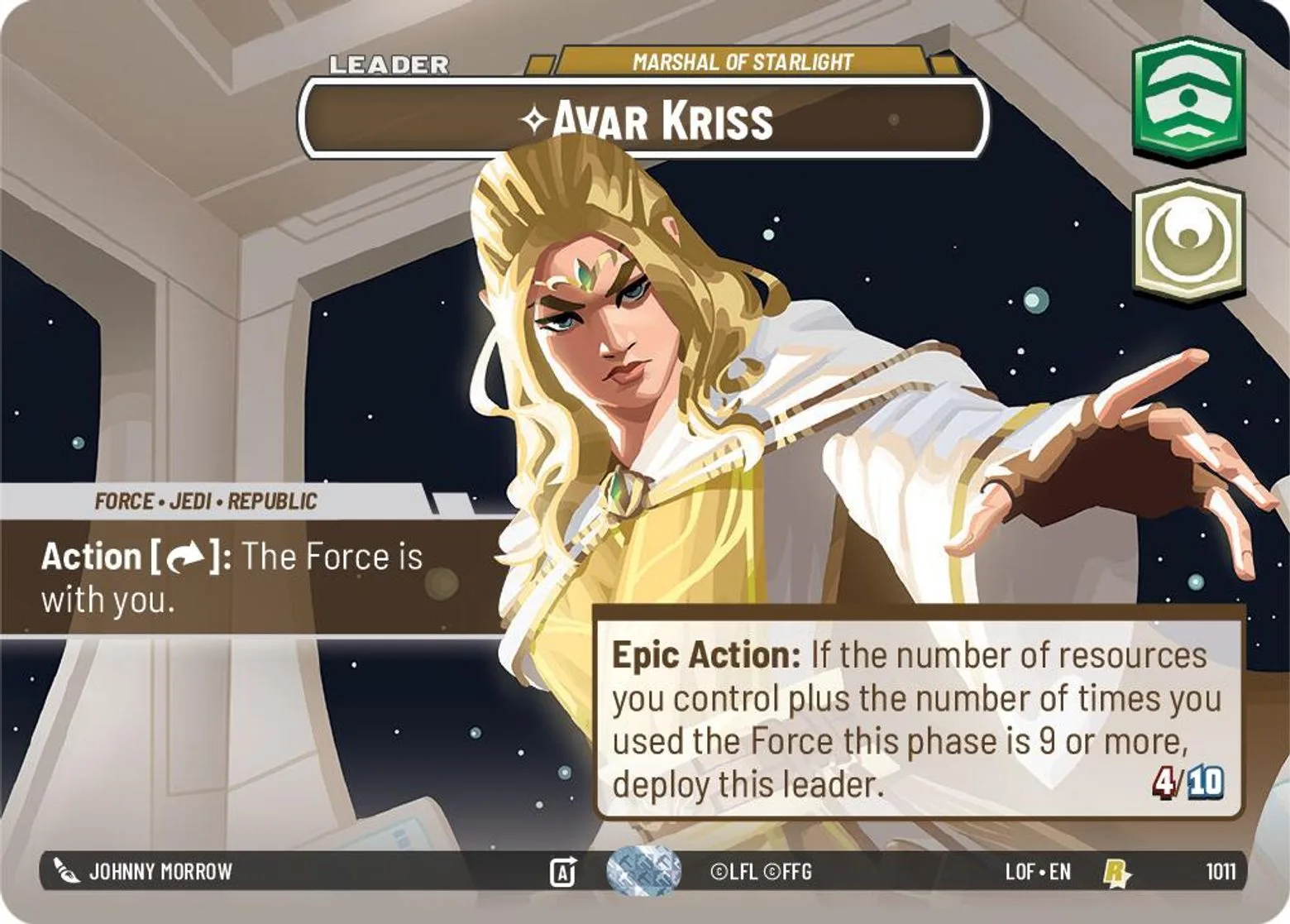 Avar Kriss — Marshal of Starlight
