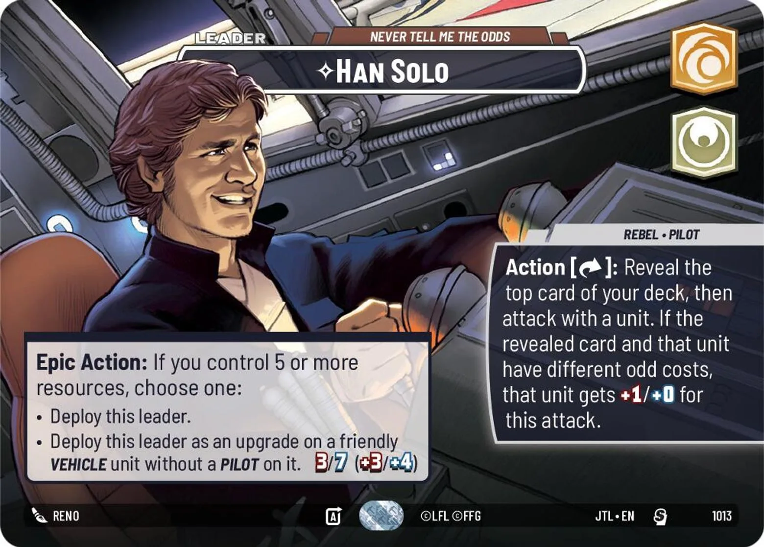 Han Solo — Never Tell Me the Odds