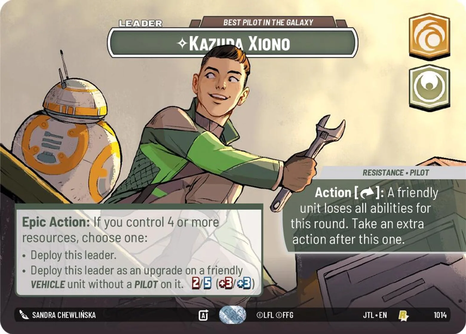 Kazuda Xiono — Best Pilot in the Galaxy