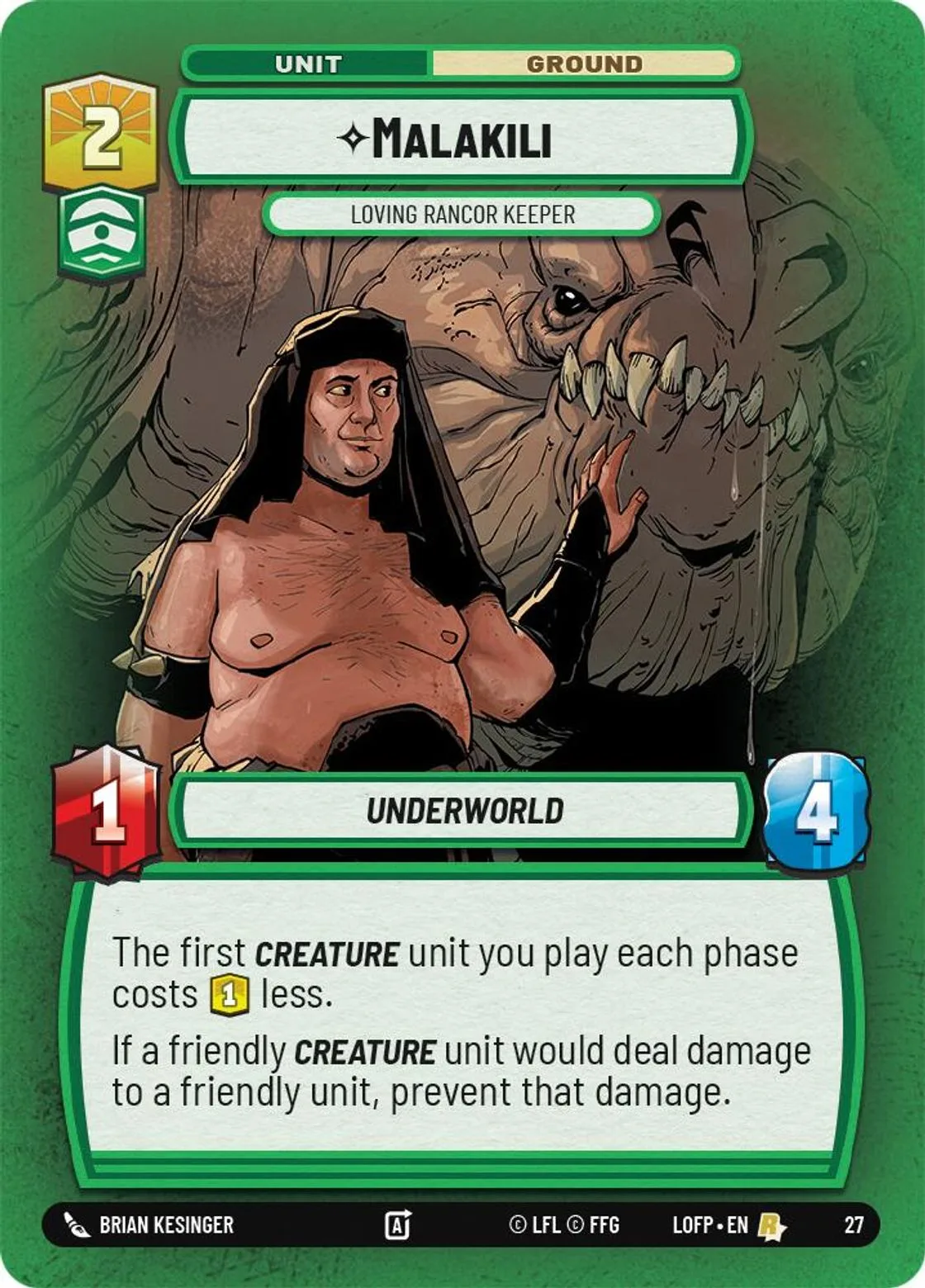Malakili — Loving Rancor Keeper