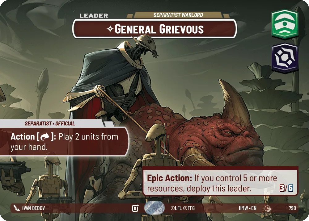 General Grievous — Separatist Warlord